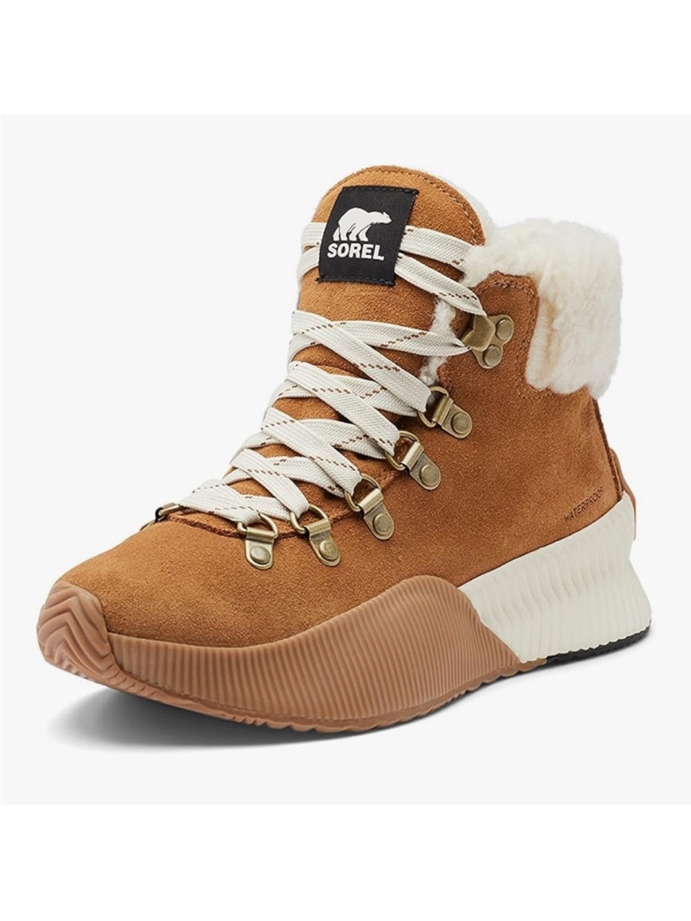 SOREL Out N About III Conquest Waterproof Boot - Camel Brown - Size 6